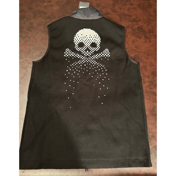 GFore Skull Puffer Sweater Vest Men’s New Luxury Golf B1073 Medium - Picture 1 of 7